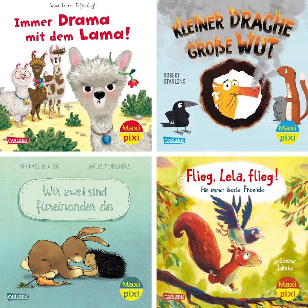 Maxi-Pixi-4er-Set 126: Kleine Tiere - große Gefühle (4x1 Exe...
