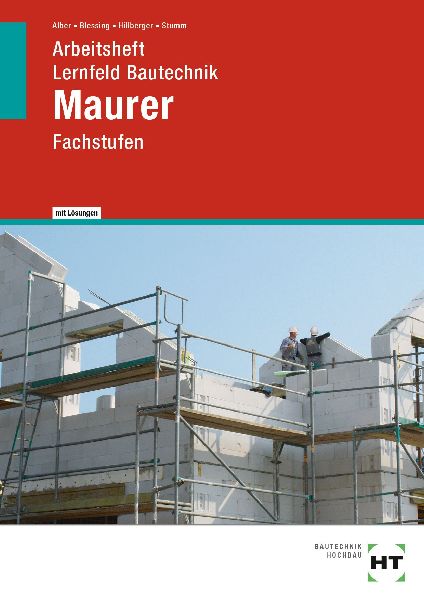 Arbeitsheft mit eingetragenen Lösungen Lernfeld Bautechnik Ma...