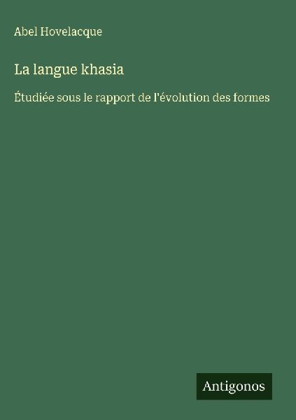 La langue khasia