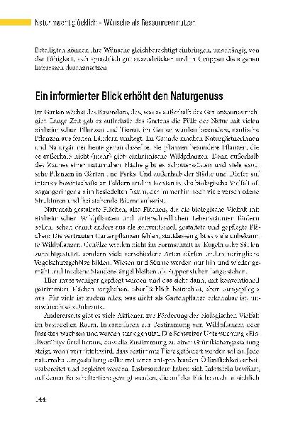 Öffentliche und gewerbliche Grünflächen naturnah