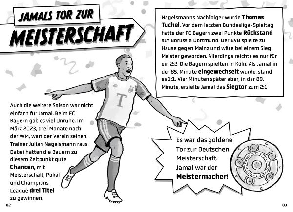 Mein Fußballheld Jamal Musiala  - Seine Geschichte, seine Spiele, seine Rekorde