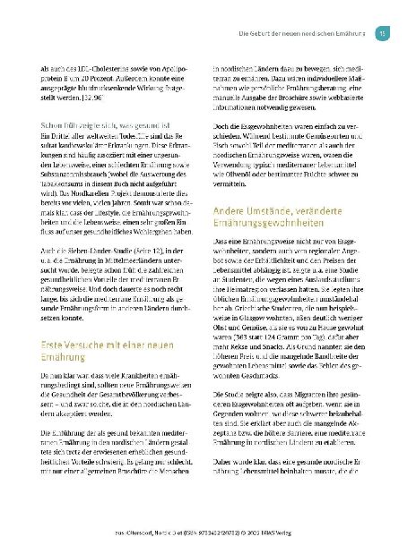 Medical Cooking: Nordic Diet