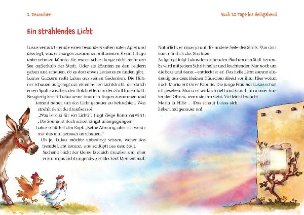 Lukas auf dem Weg nach Bethlehem