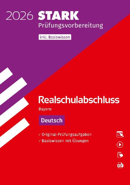 STARK Deutsch - Realschulabschluss 2026 Bayern - Prüfungsvorb...