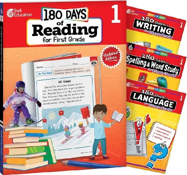 180 Days(tm) Reading 2nd Ed, Writing, Spelling, & Language...