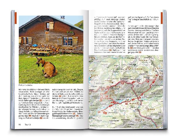 KOMPASS Wanderführer Bregenzerwald und Großes Walsertal, 60 Touren mit Extra-Tourenkarte