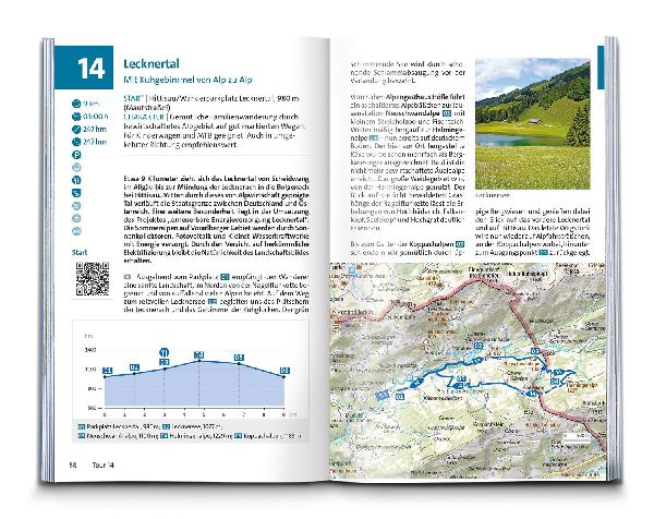 KOMPASS Wanderführer Bregenzerwald und Großes Walsertal, 60 Touren mit Extra-Tourenkarte