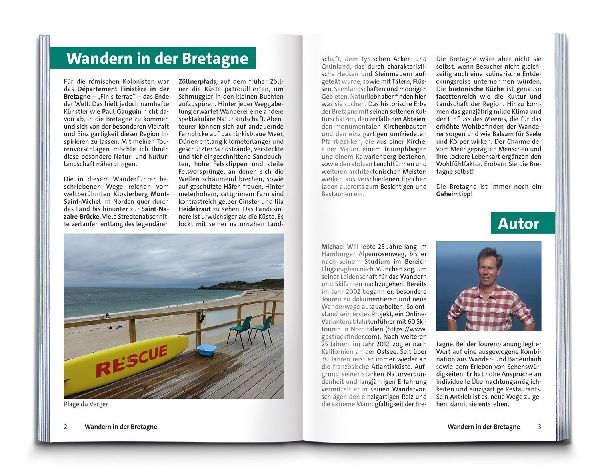 KOMPASS Wanderführer Bretagne, vom Mont-Saint-Michel bis Saint-Nazaire, 55 Touren mit Extra-Tourenkarte