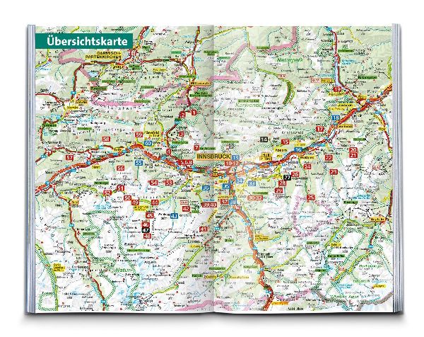 KOMPASS Wanderführer Innsbruck und Umgebung, Karwendel, Tuxer Alpen, Sellrain und Mieminger Kette, 60 Touren mit Extra-Tourenkarte