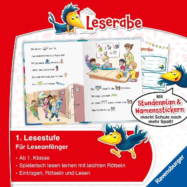 Leserabe Sonderausgaben - Juhu, jetzt bin ich Schulkind!