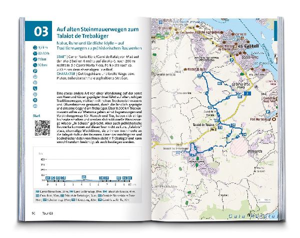 KOMPASS Wanderführer Menorca, 45 Touren mit Extra-Tourenkarte