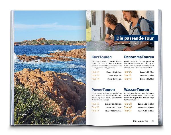 KOMPASS Wanderführer Sardinien, 75 Touren mit Extra-Tourenkarte