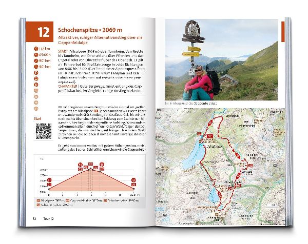 KOMPASS Wanderführer Tannheimer Tal von Nesselwängle bis Jungholz, 50 Touren mit Extra-Tourenkarte