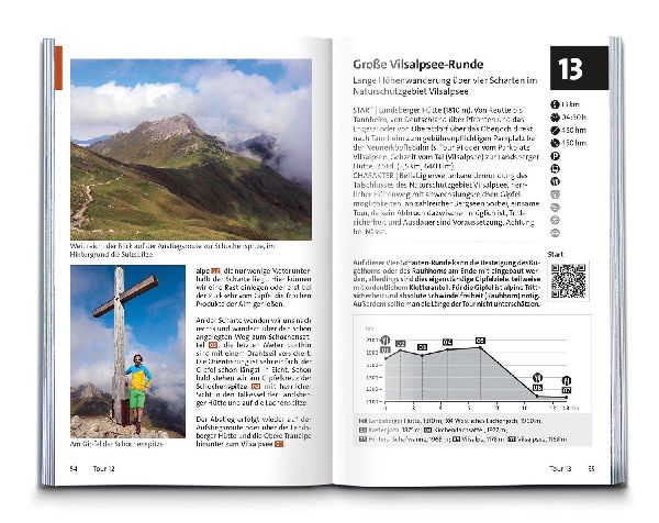 KOMPASS Wanderführer Tannheimer Tal von Nesselwängle bis Jungholz, 50 Touren mit Extra-Tourenkarte