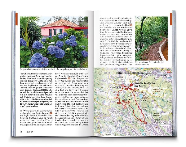 KOMPASS Wanderführer Madeira mit Porto Santo, 60 Touren mit Extra-Tourenkarte