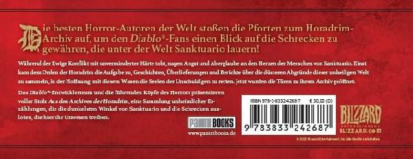Diablo: Aus den Archiven der Horadrim: Eine Diablo-Geschichtensammlung