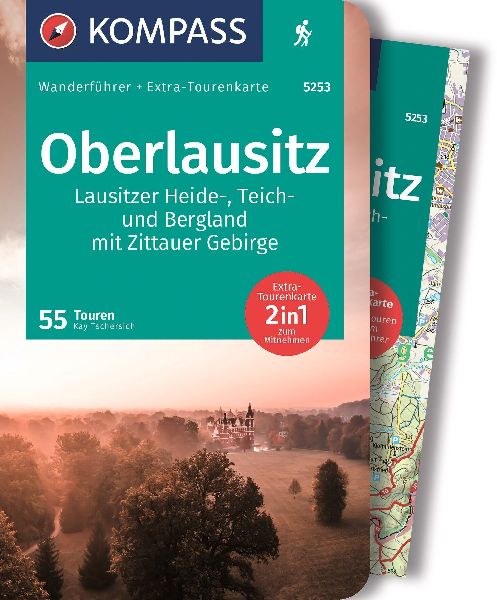 KOMPASS Wanderführer Oberlausitz, Lausitzer Heide-, Teich- un...