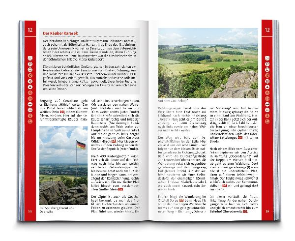 KOMPASS Wanderführer Oberlausitz, Lausitzer Heide-, Teich- und Bergland, mit Zittauer Gebirge, 55 Touren mit Extra-Tourenkarte