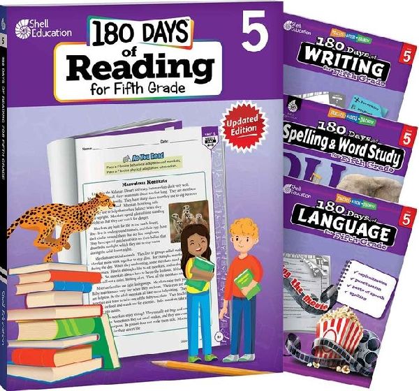 180 Days(tm) Reading 2nd Ed, Writing, Spelling, & Language...