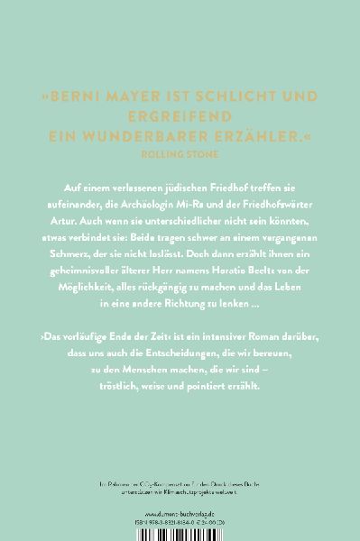 Das vorläufige Ende der Zeit
