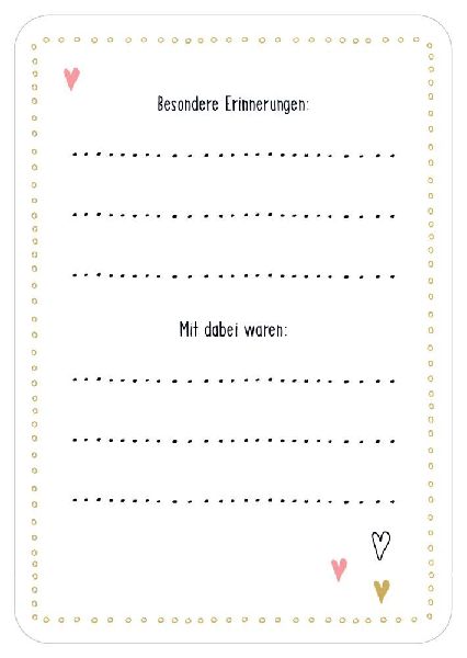 Fotokarten-Box - Babys erstes Jahr - Deine Meilensteine