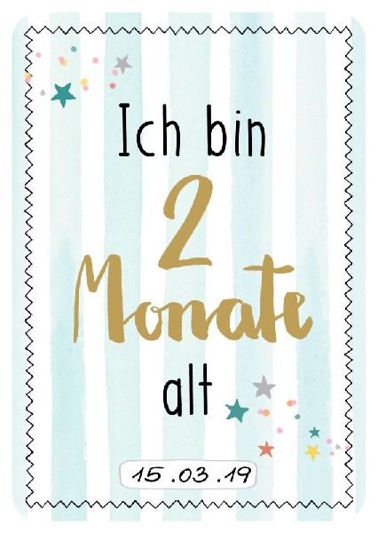 Fotokarten-Box - Babys erstes Jahr - Deine Meilensteine