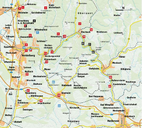 Erlebnis-Wanderungen in und um Heidelberg