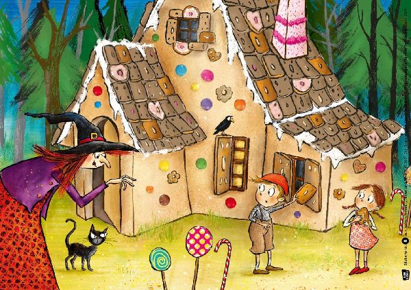 Hänsel und Gretel. Kamishibai Bildkartenset