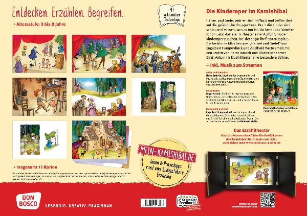 Hänsel und Gretel. Kamishibai Bildkartenset