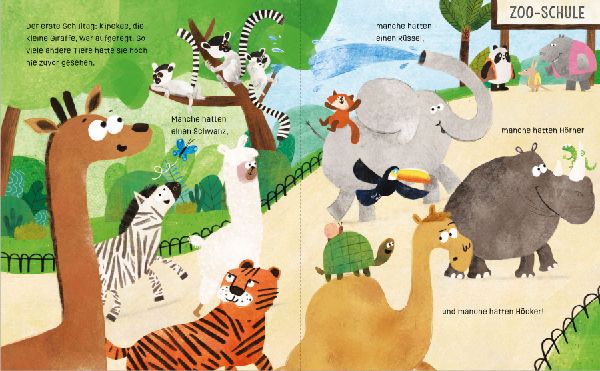 Die Giraffe ohne Flecken