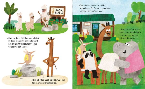 Die Giraffe ohne Flecken