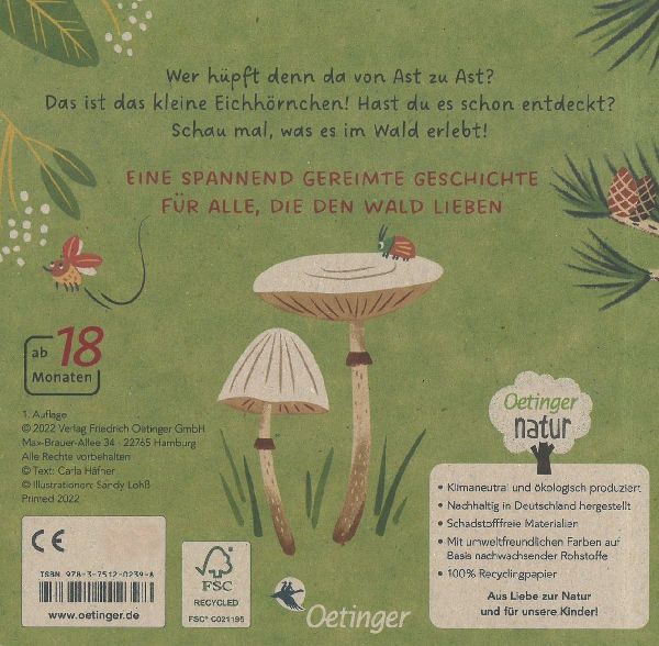 Meine Waldfreunde. Das kleine Eichhörnchen