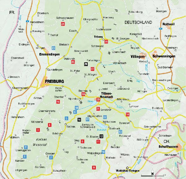 Wandern für Kurzentschlossene Schwarzwald Süd