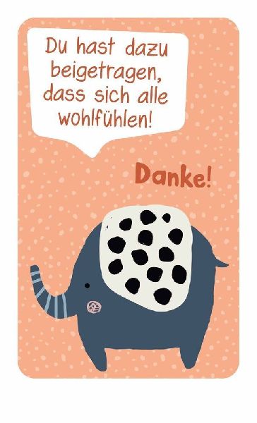 DANKE! 100 Lobkärtchen für ein gutes soziales Miteinander