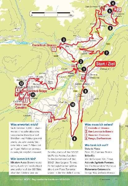 BVA Die 25 schönsten E-Bike Touren am Gardasee