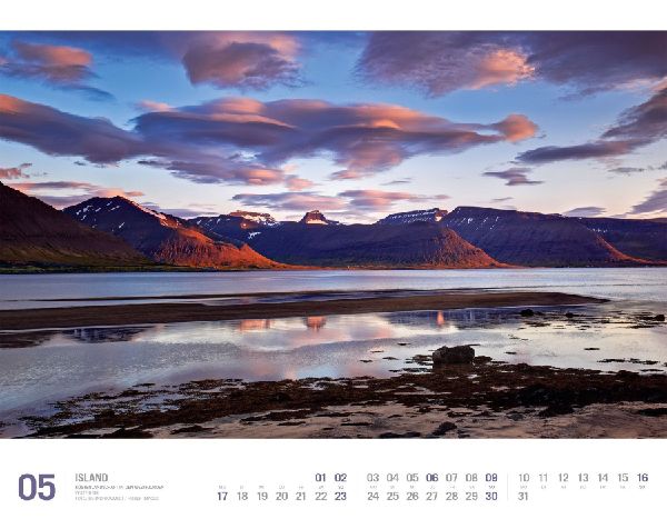 Island Kalender 2027 | Unterwegs zwischen Gletschern und Geysiren