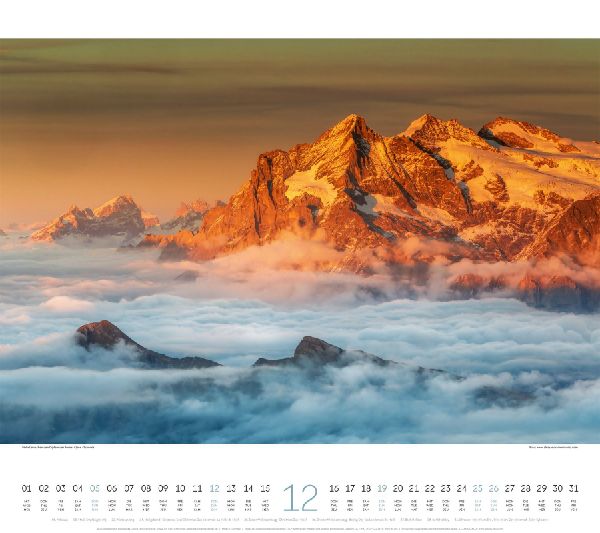 Phantastische Landschaften Kalender 2027
