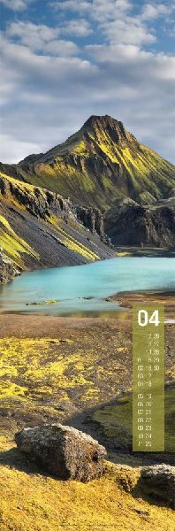 Island Vertikal Kalender 2027