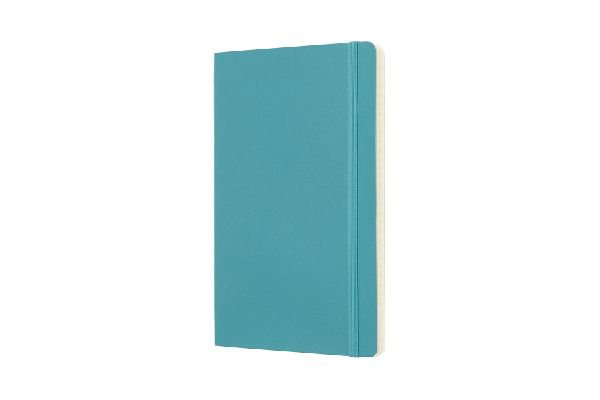 Moleskine Notizbuch Large/A5, Liniert, Soft Cover, Riff Blau