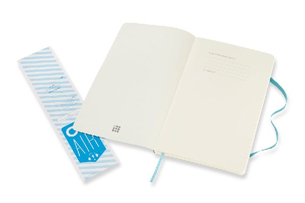 Moleskine Notizbuch Large/A5, Liniert, Soft Cover, Riff Blau