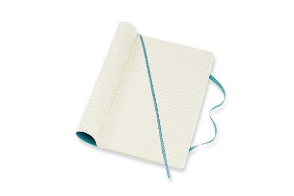 Moleskine Notizbuch Large/A5, Liniert, Soft Cover, Riff Blau