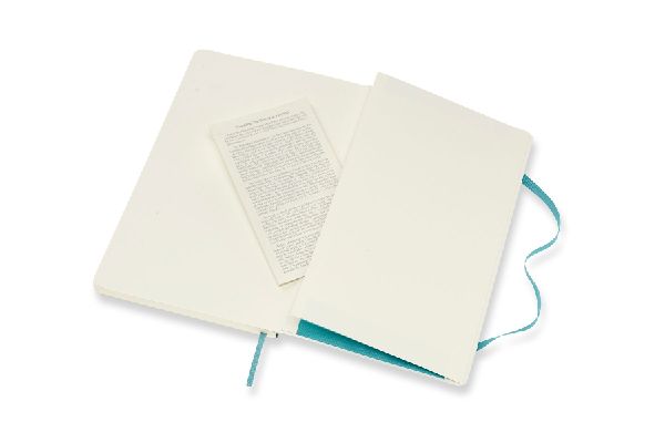 Moleskine Notizbuch Large/A5, Liniert, Soft Cover, Riff Blau