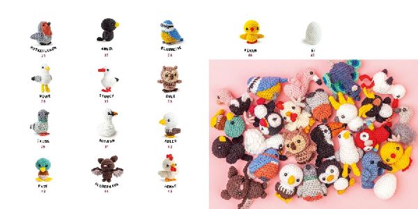 Mini-Amigurumis - Süße Vögelchen