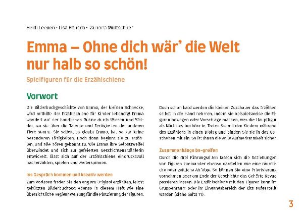 Emma - Ohne dich wär ' die Welt nur halb so schön!. Erzählschienen-Figurenset