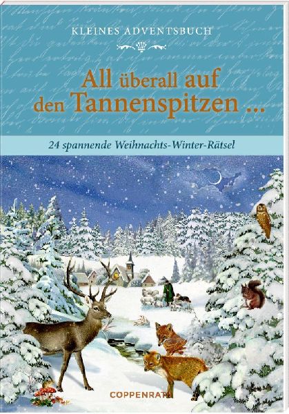 Adventskalenderbuch mit Türchen - All überall auf den Tannen...
