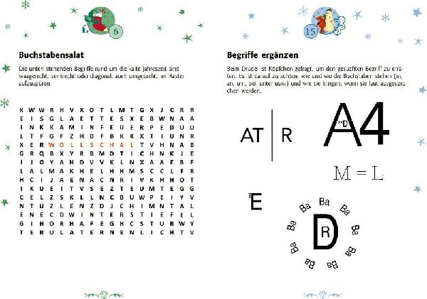 Adventskalenderbuch mit Türchen - All überall auf den Tannenspitzen ...