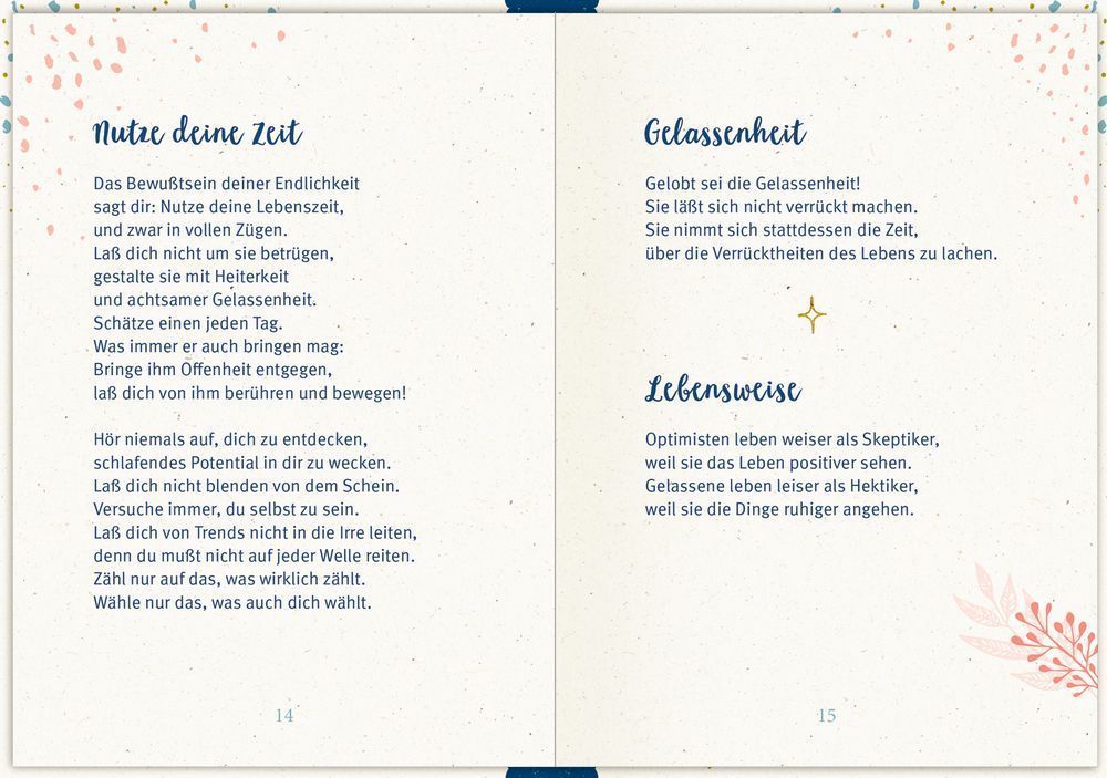 Geschenkbuch - Wenn du es eilig hast, lass dir Zeit
