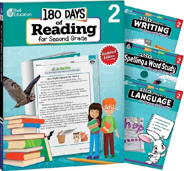 180 Days(tm) Reading 2nd Ed, Writing, Spelling, & Language...