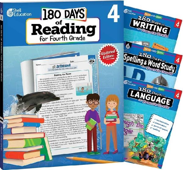 180 Days(tm) Reading 2nd Ed, Writing, Spelling, & Language...