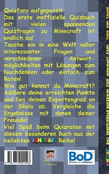 Funcraft - Das inoffizielle Quizbuch für Minecraft Fans